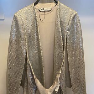 Zara shiny jacket
